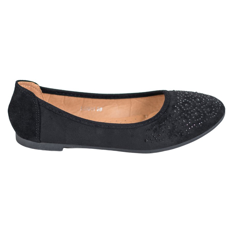 Diamantique Klassisk Ballerina med kristaller svart