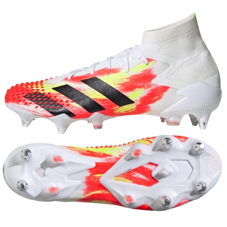 Adidas Predator Mutator 20.1 Sg M EG1601 fotbollsskor mångfärgad vit