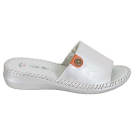 J. Star Casual Eco Leather Tofflor grå