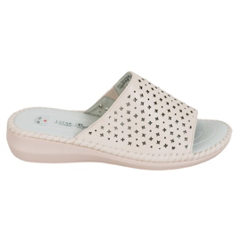 J. Star Lätta bekväma tofflor brun