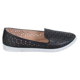 Renda Bekväma Openwork Lords svart