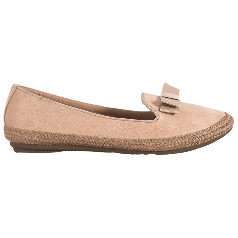 Klassiska herrar med en VINCEZA -rosett beige