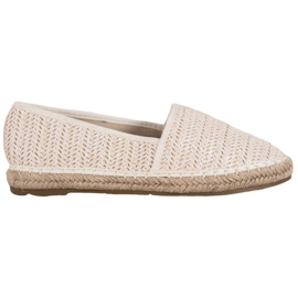 SHELOVET Flätad Beige Espadrilles