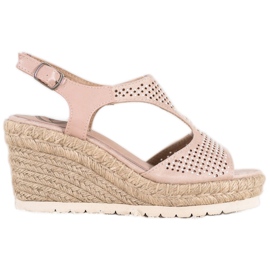 Aclys Mocka Espadrilles på kilen beige