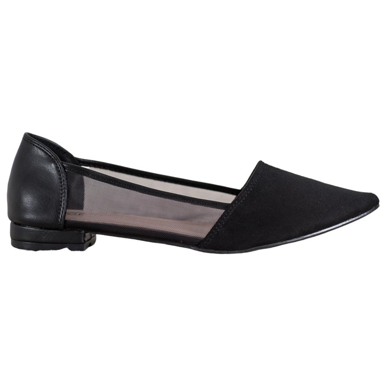 Evento Svarta Ballerinor Med Mesh