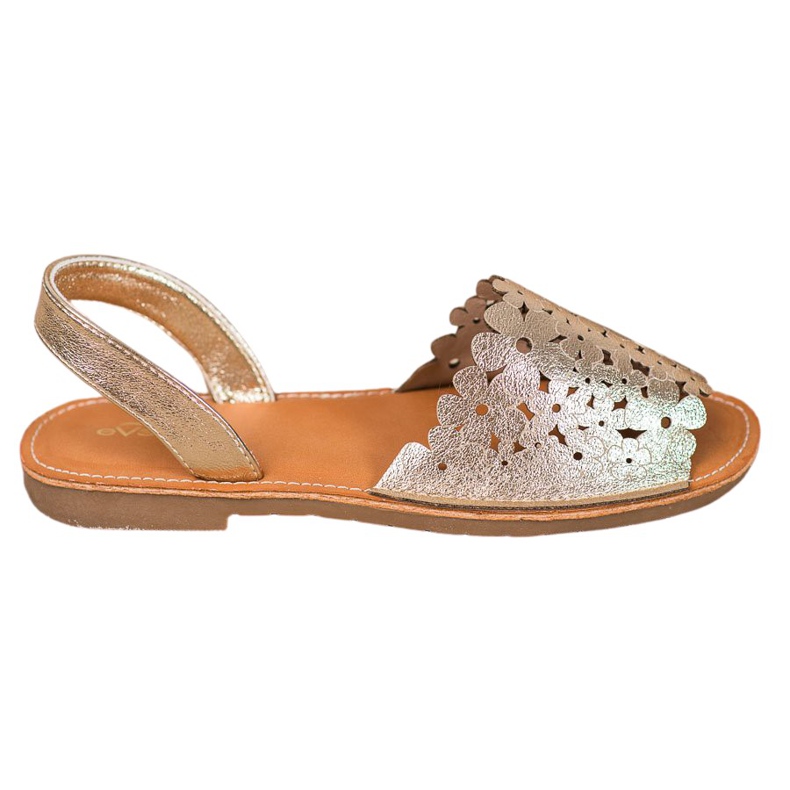 Evento Slip-on gyllene sandaler