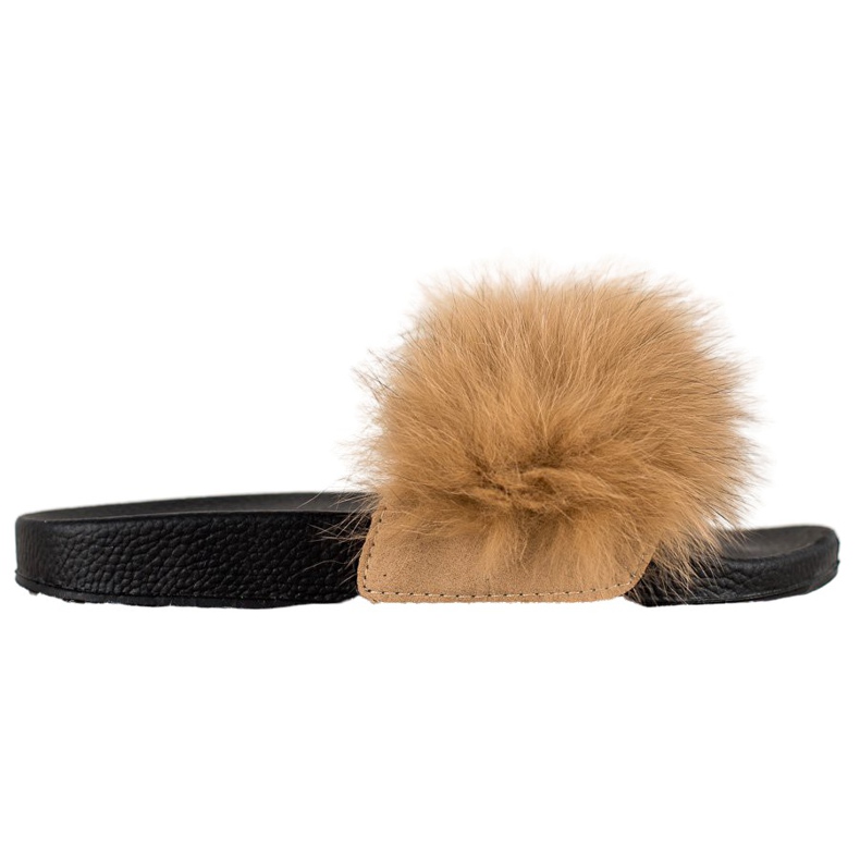 Seastar Tofflor Med Päls brun