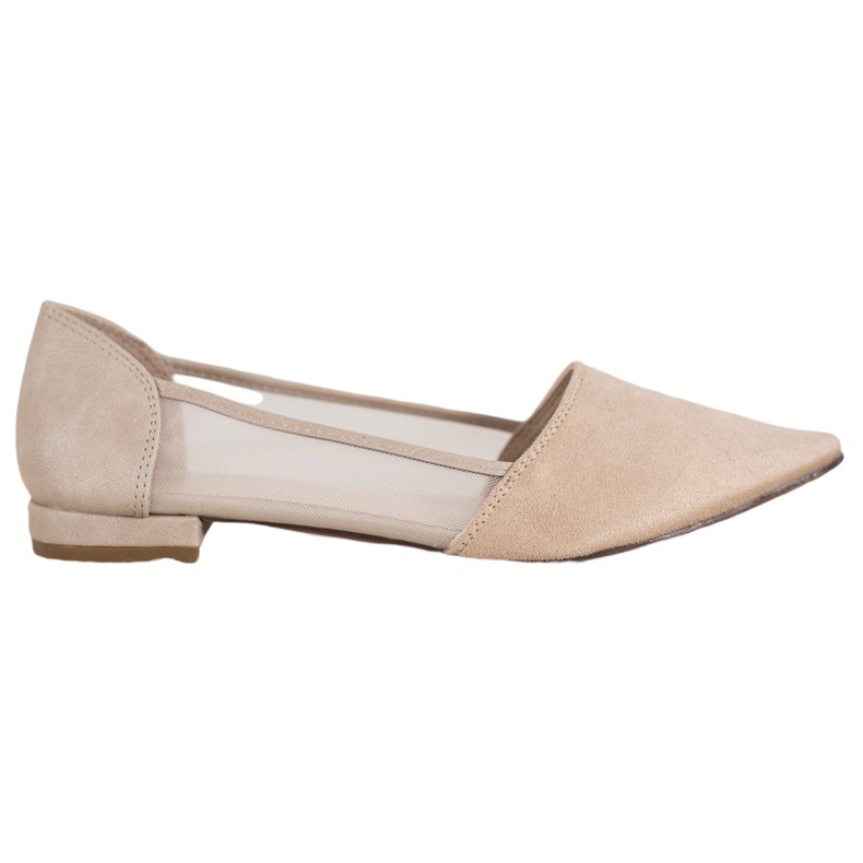 Evento Beige Ballerinas Med Mesh