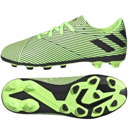 Adidas Nemziz 19.4 FxG Jr FV4011 fotbollsskor mångfärgad grön