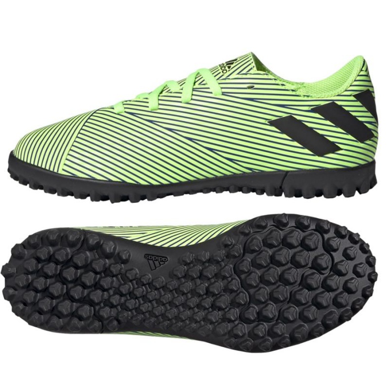 Adidas Nemeziz 19.4 Tf Jr FV3314 fotbollsskor mångfärgad grön
