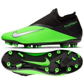 Nike Phantom Vsn 2 Academy Df Fg Mg M CD4156-306 fotbollsskor mångfärgad grön