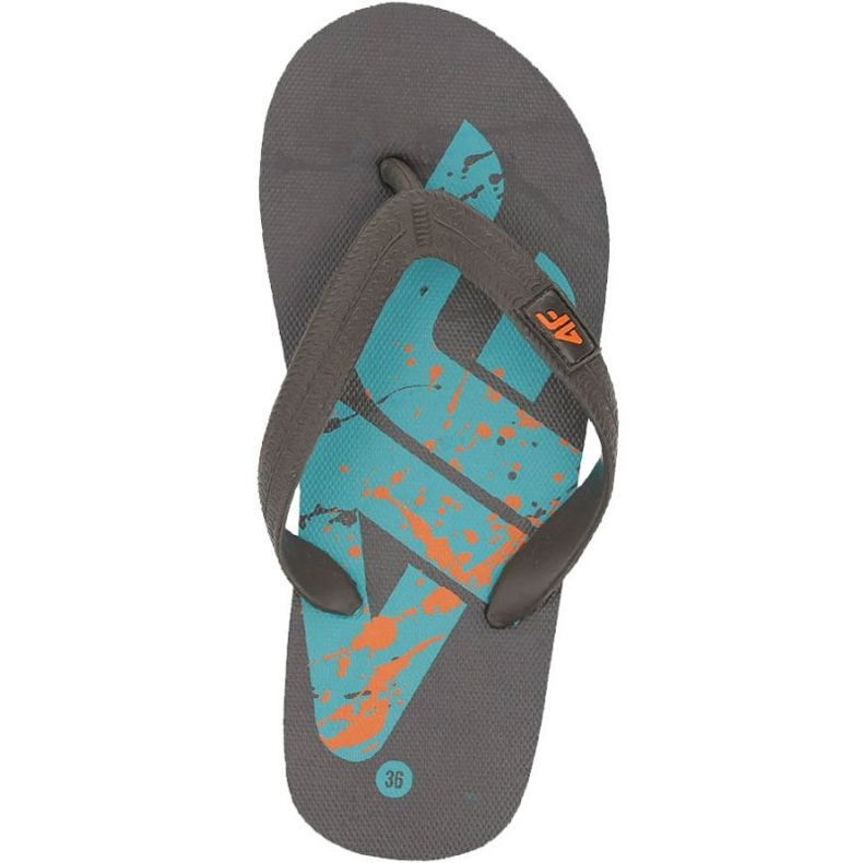 4F Jr HJL20-JKLM002 90S tofflor röd marinblå