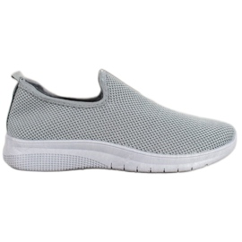 Super Mode Slip-on sportskor grå
