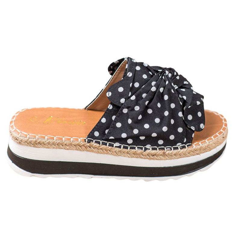 SHELOVET Tofflor På En Hög Plattform svart