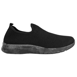 Super Mode Slip-on sportskor svart