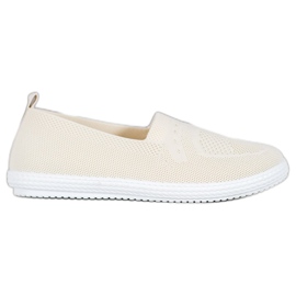 Via Giulia  Beige Slipons