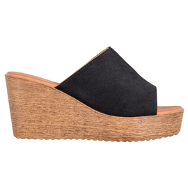 Renda Sandaler med hög klack svart