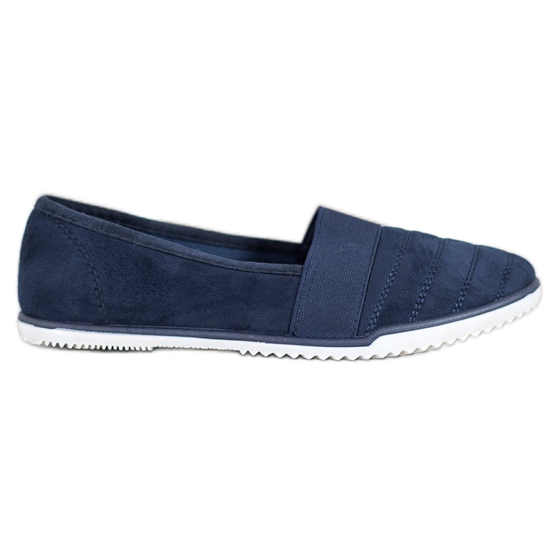 Bona Mocka Slip On Shoes blå