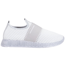 SHELOVET Slip-on sneakers med mesh grå