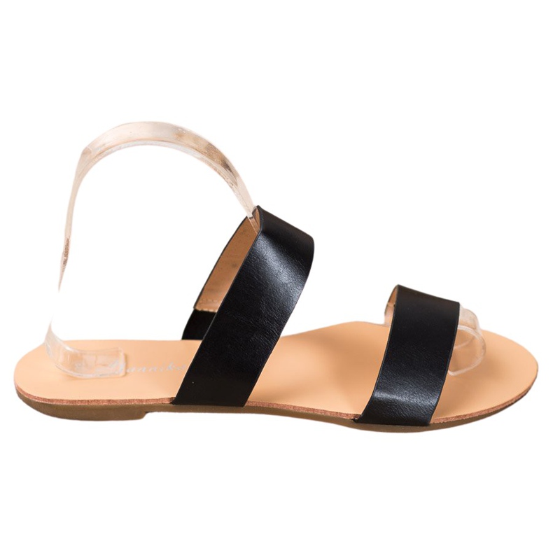 Mannika Klassiska Eco Leather Tofflor svart