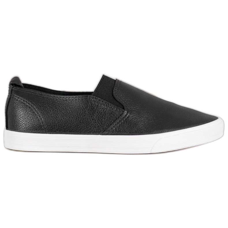 Bona Eco Leather Slipons svart