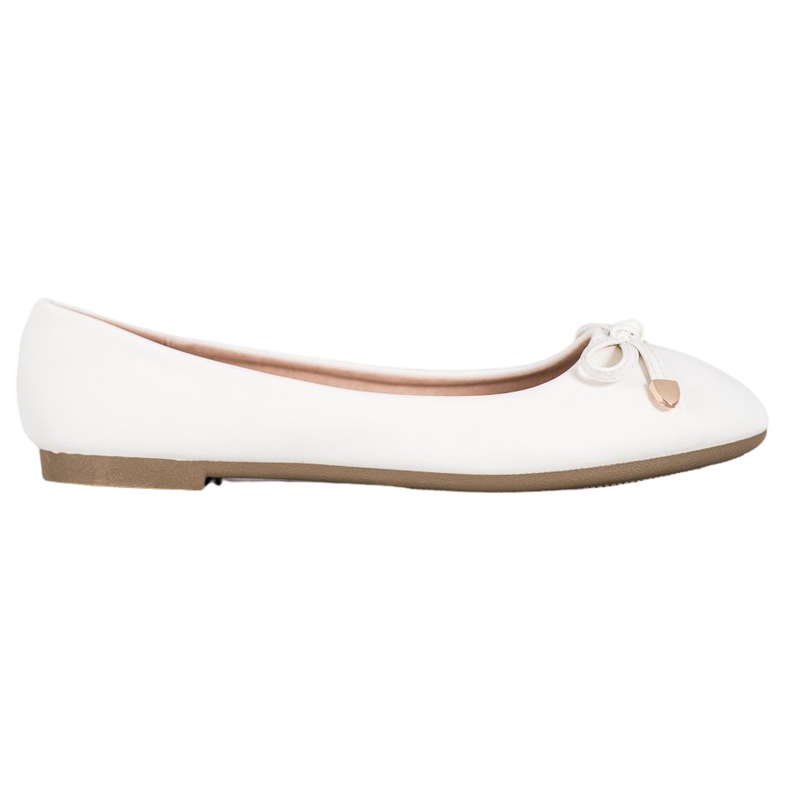 Diamantique Klassiska vita ballerinor