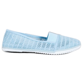 Bona Slip-on Openwork-skor blå