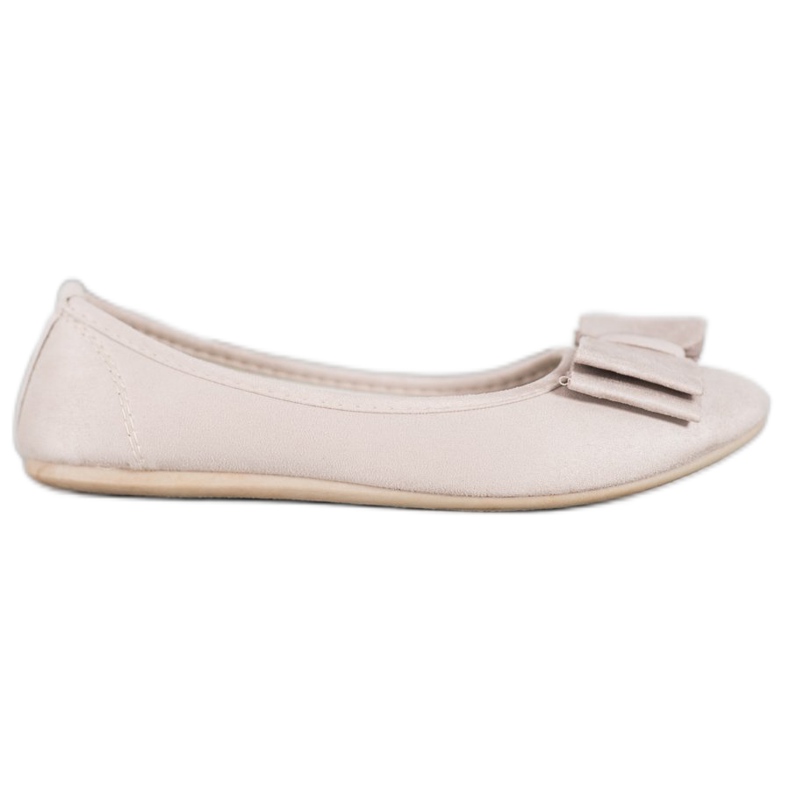 Bona Snygg Ballerina Med En Rosett brun