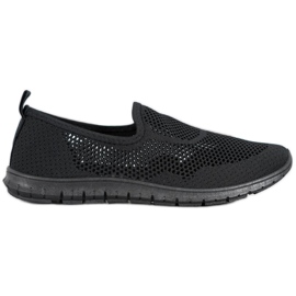 Bona Openwork Slipons svart