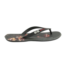 RIDER 82799 ACDC flip-flops THONG AD men BRAZIL svart mångfärgad