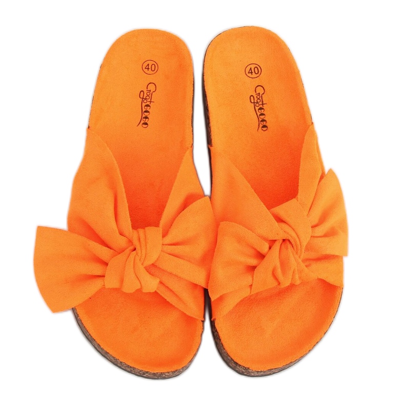 Orange kork tofflor G-580 Orange