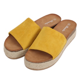 Honey espadrilles tofflor 10-215 Gul