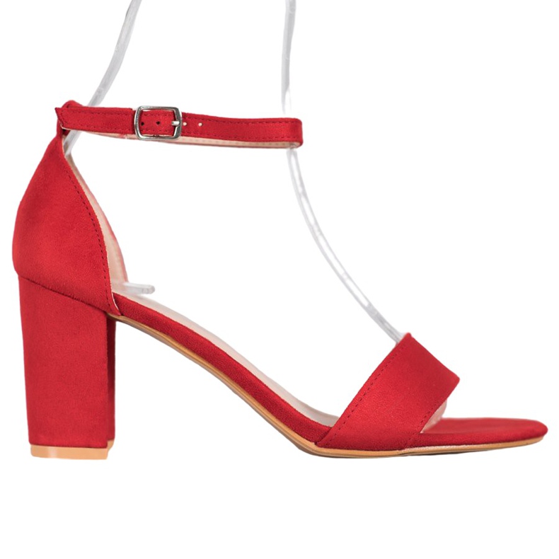 Anesia Paris Sandaler med hög klack röd