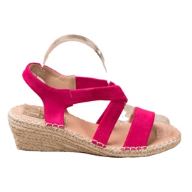 Renda Sandaler i mocka Espadrilles rosa