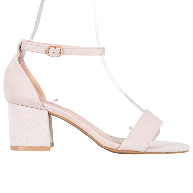 Nio Nio Bekväma sandaler på en bar brun