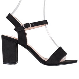 Nio Nio Sandaler På En Bar svart