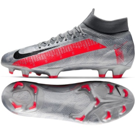 Nike Mercurial Superfly 7 Pro Fg M AT5382-906 fotbollsskor mångfärgad grå