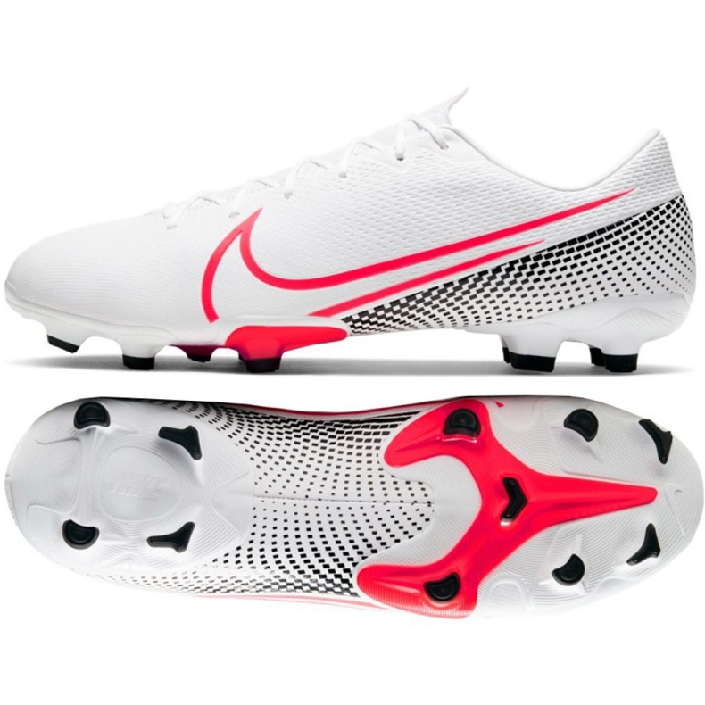 Nike Mercurial Vapor 13 Academy FG / MG M AT5269-160 fotbollsskor mångfärgad vit