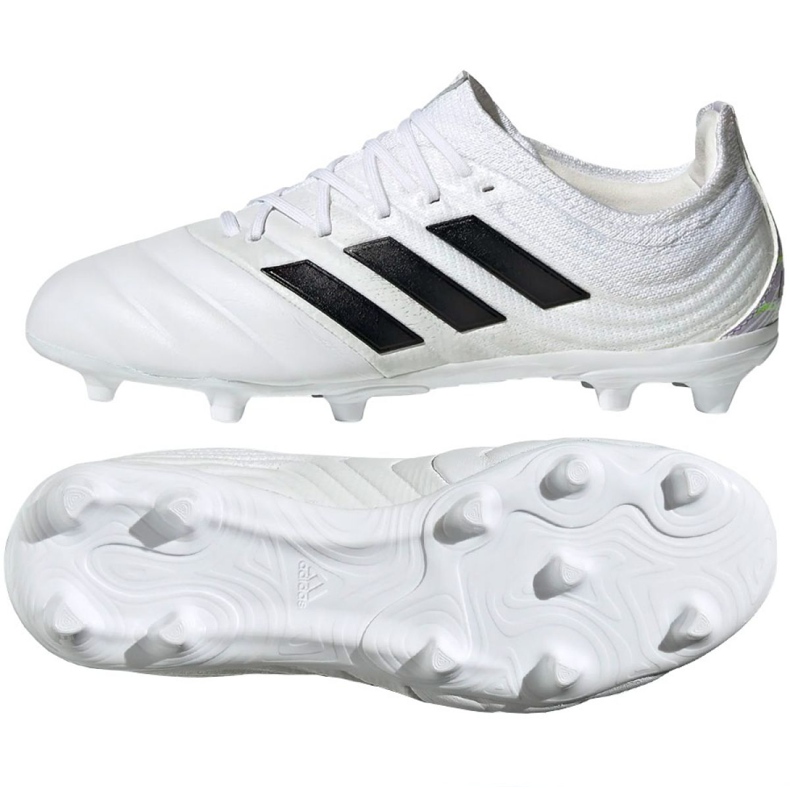 Adidas Copa 20.1 Fg Jr EF1911 fotbollsskor mångfärgad vit