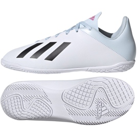 Inomhusskor adidas X 19.4 I Jr EF1624 mångfärgad vit