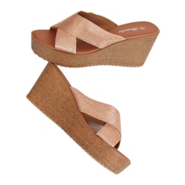 Champagne kil tofflor 10-235 Champagne beige