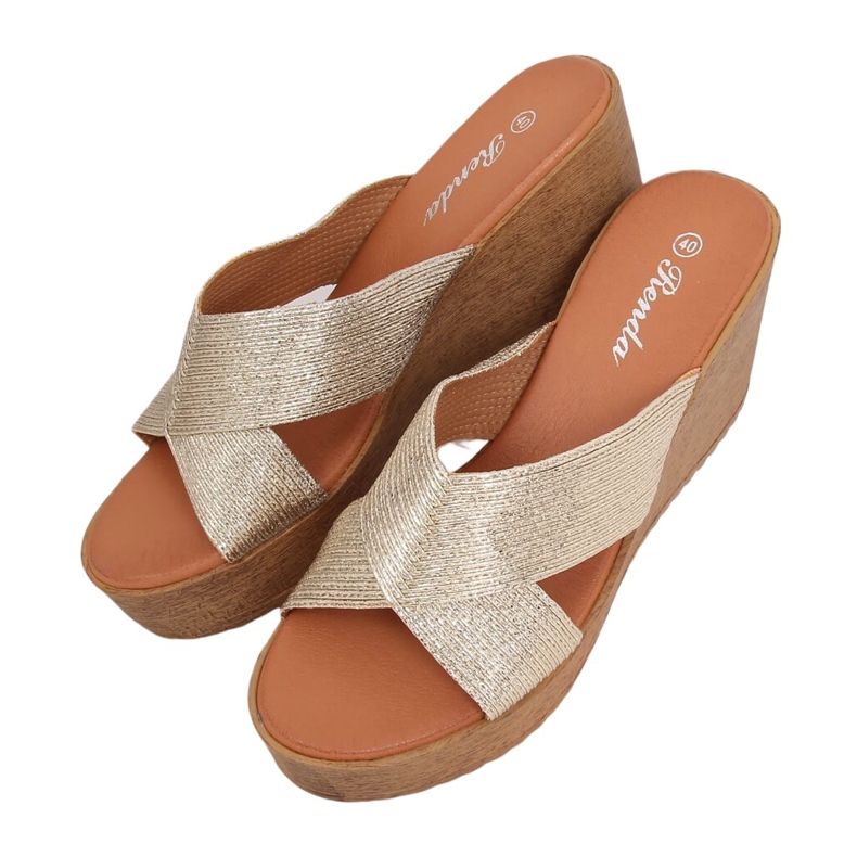 Guldkile tofflor 10-235 Guld gyllene