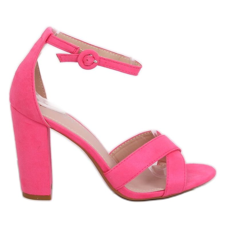 Rosa sandaler på stolpen TU133P Fushia