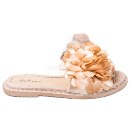 Anesia Paris Snygga tofflor beige