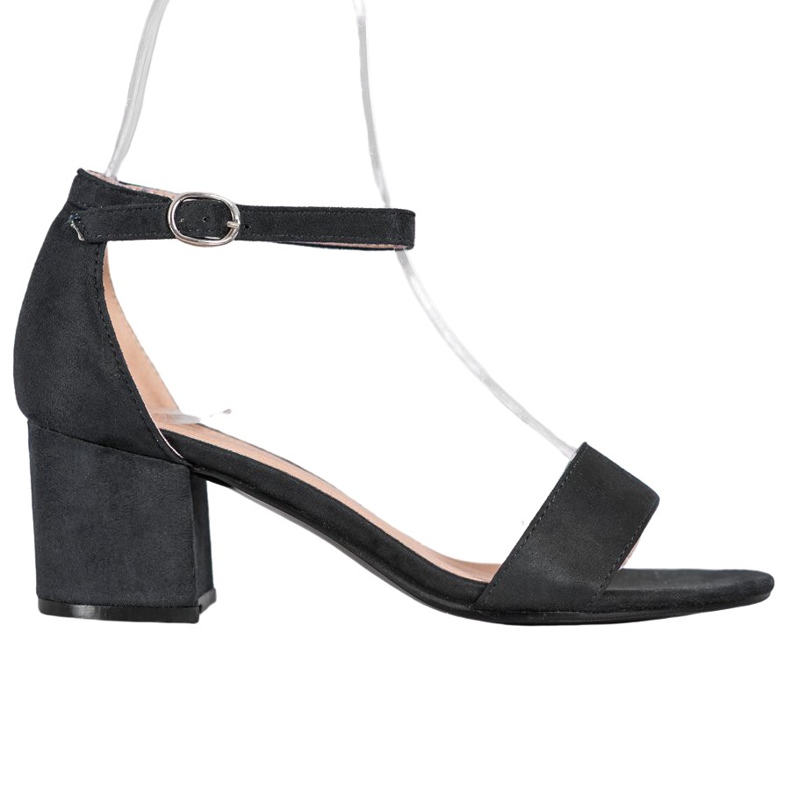 Diamantique Casual sandaler på en bar svart