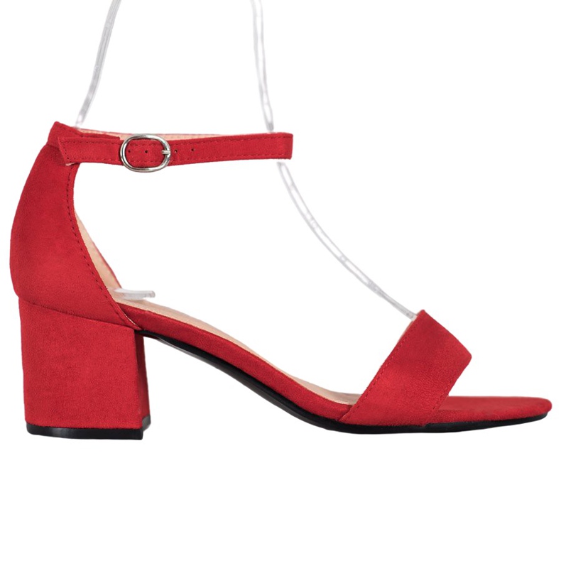 Diamantique Casual sandaler på en bar röd