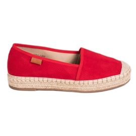 Goodin Openwork Espadrilles röd