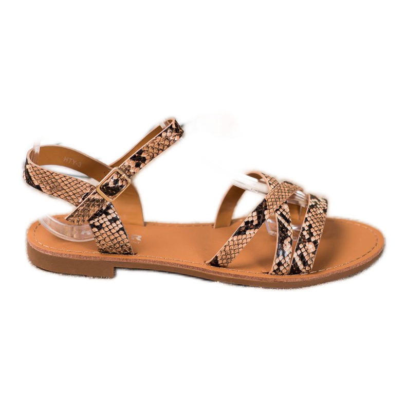 SHELOVET Sandaler På En Platt Klack mångfärgad