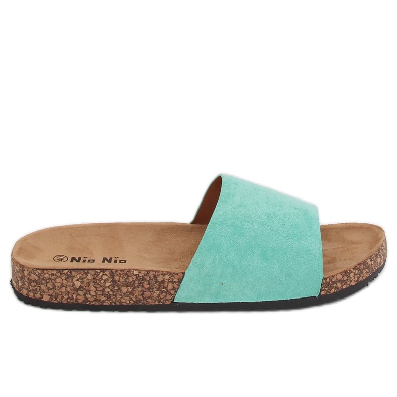 Mint PA-354 Green Ii Art tofflor på korksulan mångfärgad