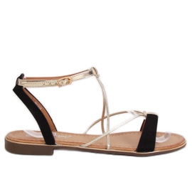 Svarta damsandaler JH125P Svart